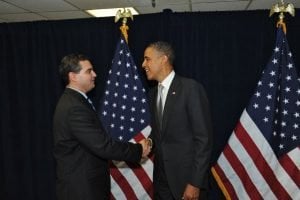 Masnikoff Discusses Legal Issues with President Barack Obama