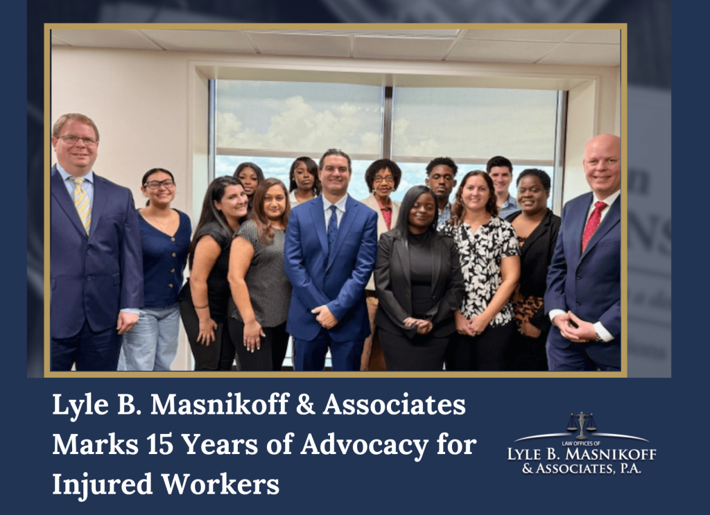 Lyle B. Masnikoff & Associates Marks 15 Years of Advocacy for Injured Workers